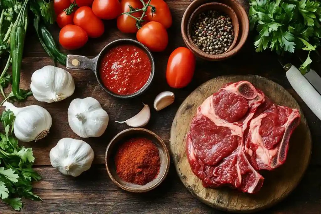 Ingredients for Instant Pot birria recipe