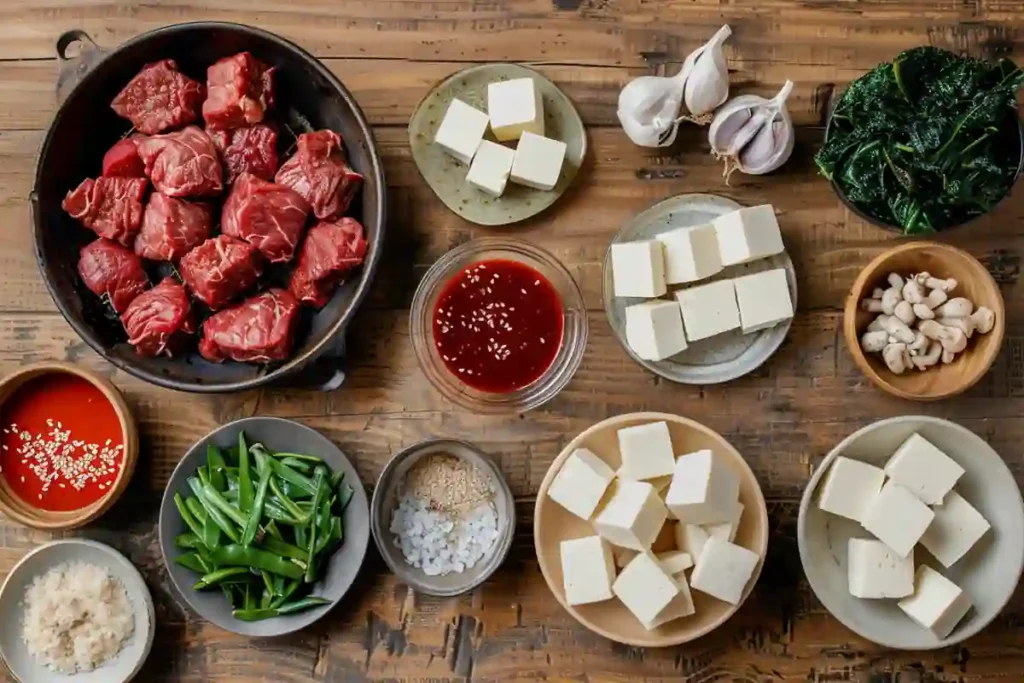 kimchi-jjigae-ingredients-instant-pot