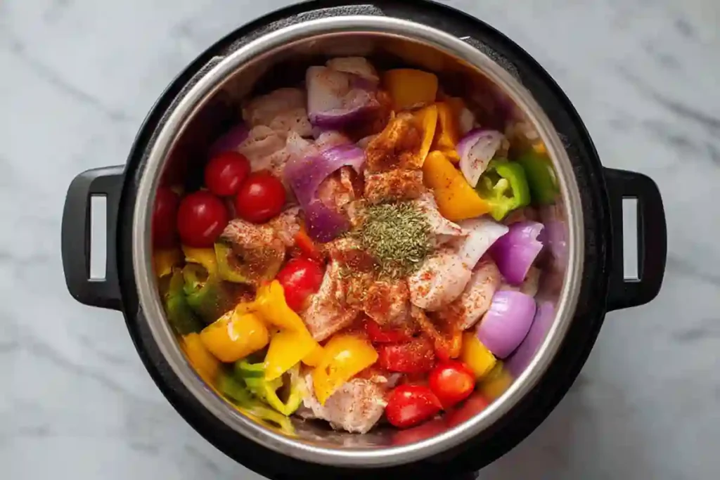 Keto Chicken Fajita Soup in the Instant Pot (Low-Carb Comfort in a Bowl) 11 3 Step 1 Keto Chicken Fajita Soup in the Instant Pot