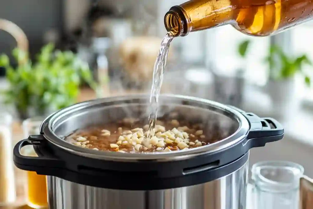 preparing instant pot corned beef