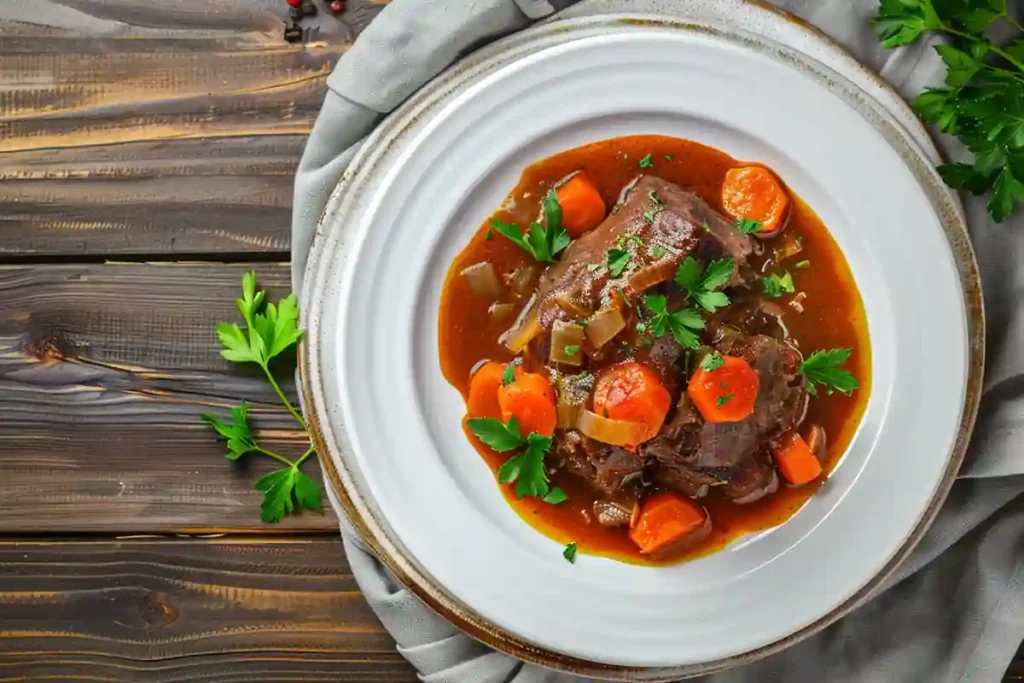 serving beef shank recipe instant pot