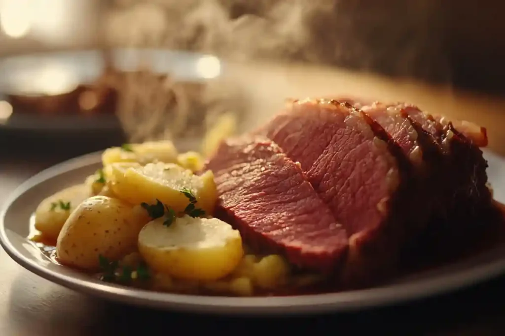 serving instant pot corned beef	