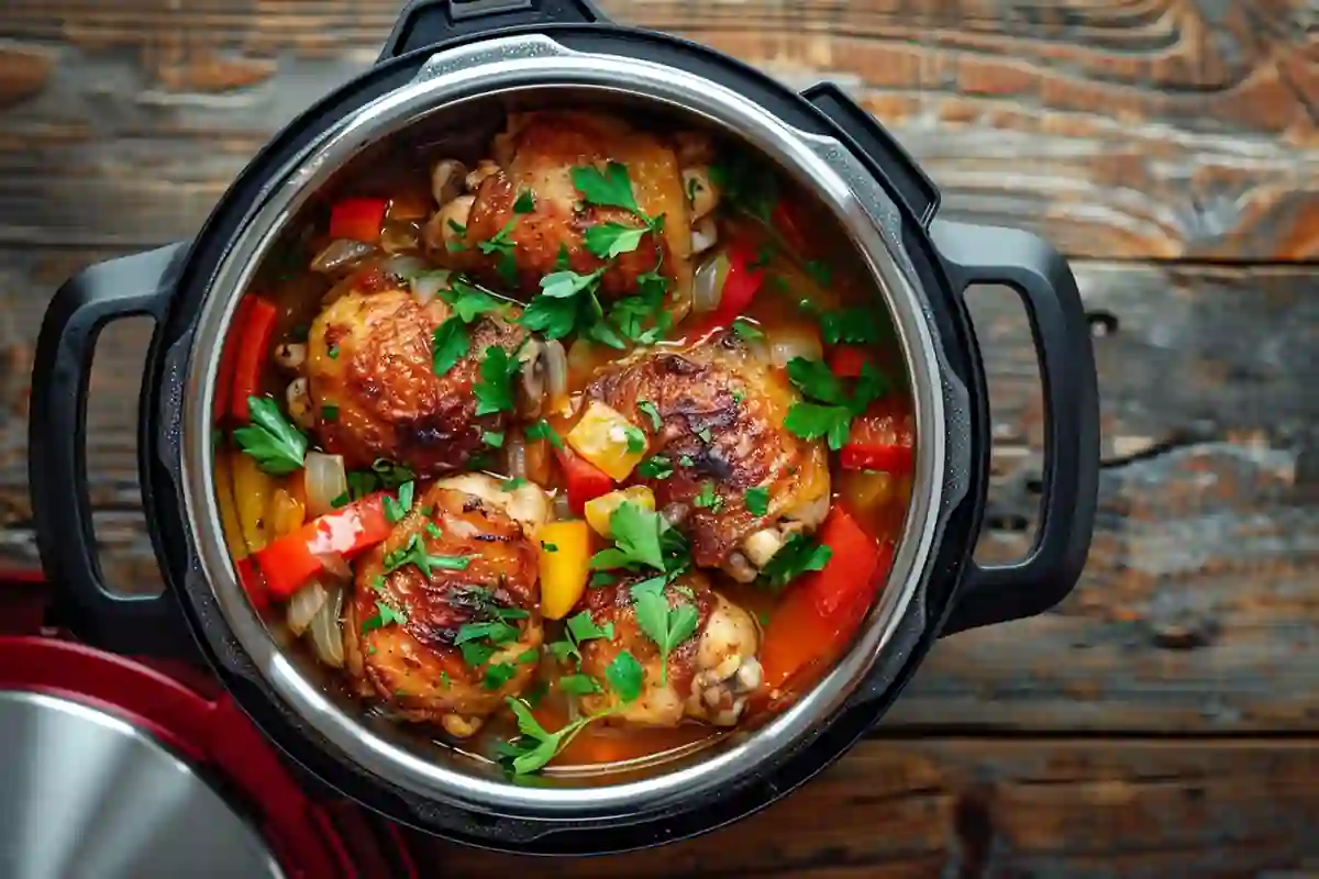 Instant Pot frozen chicken thigh recipes with peppers