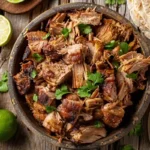 Pressure cooker carnitas with crisped pork and citrus