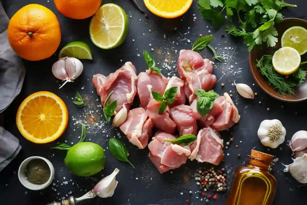 Carnitas ingredients for pressure cooker prep