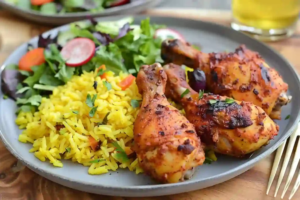 Serving suggestion for Instant Pot chicken legs recipes