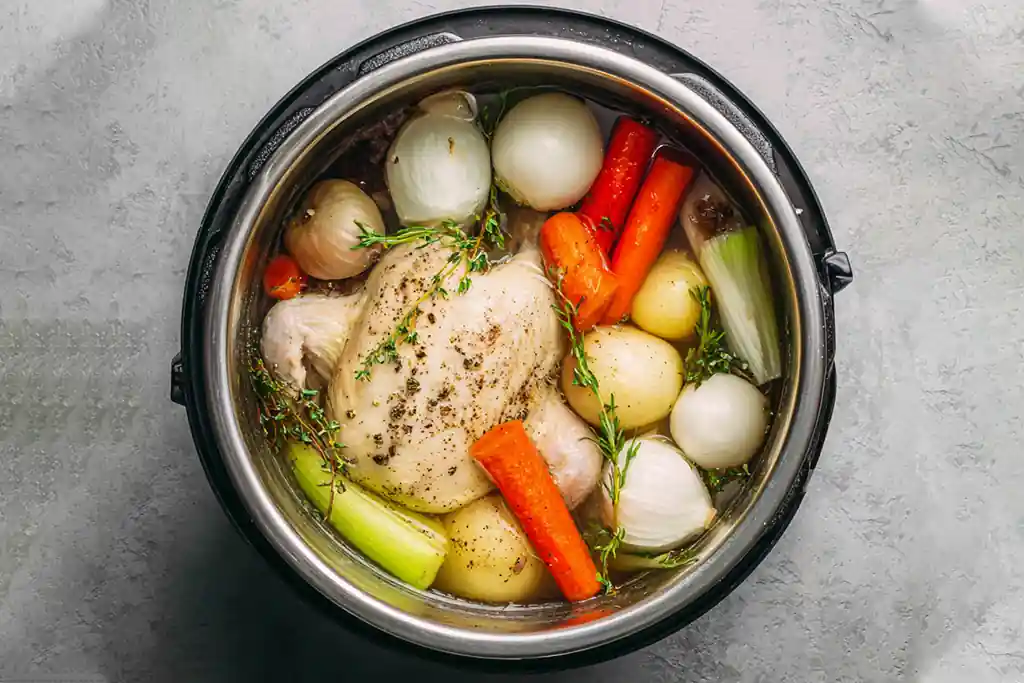 Instant Pot Chicken Soup Recipe That Tastes Like Home 12 instant pot chicken soup with fresh vegetables